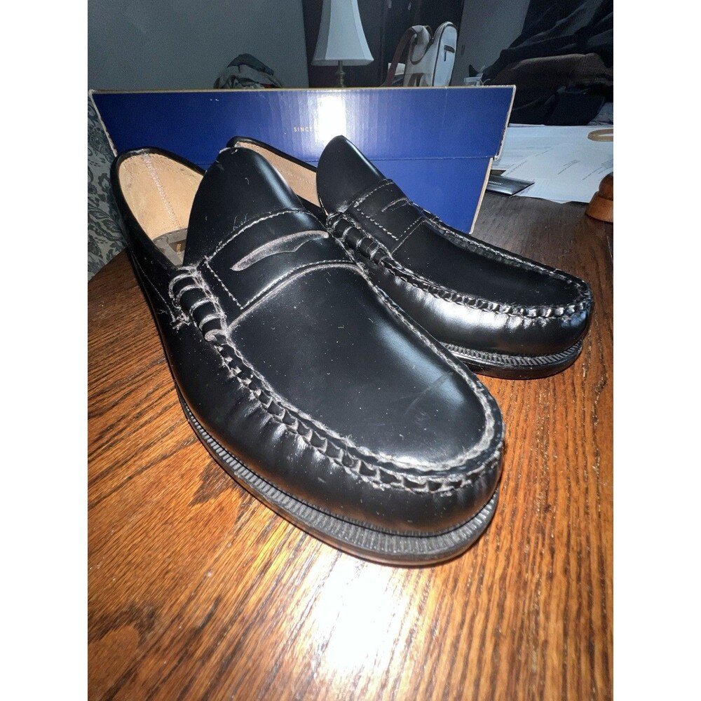 Sebago Cityside “Classic Dan” Mn’s Black Leather Penny Loafers Sz 9E New in Box
